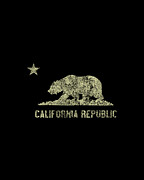 California Republic Vintage #1 Digital Art by Flippin Sweet Gear