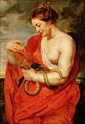 Hygeia, Goddess Of Health Painting by Peter Paul Rubens