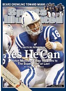 Indianapolis Colts Qb Peyton Manning, 2007 Afc Championship Sports Illustrated Cover #1 Photograph by Sports Illustrated
