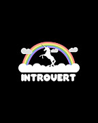 Introvert #1 Digital Art by Flippin Sweet Gear