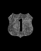 Route 1 Retro #2 Digital Art by Flippin Sweet Gear