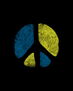 Vintage Peace Sign #1 Digital Art by Flippin Sweet Gear