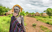Woman from the african tribe Mursi, Omo Valley, Ethiopia #2 Photograph by Miroslav Liska