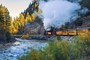 Historic steam engine train in Colorado, USA #4 Photograph by Miroslav Liska