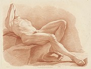 Academie Drawing by Gilles Demarteau The Elder