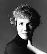 Actress Julie Andrews Wearing a Black Turtleneck Photograph by Bert Stern