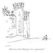 Bad News Drawing by Michael Maslin