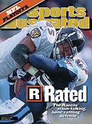 Baltimore Ravens Corey Harris, 2001 Afc Divisional Playoffs Sports Illustrated Cover Photograph by Sports Illustrated