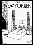 Bedtime Stories Drawing by Bruce Eric Kaplan