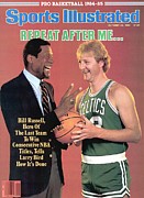 Bill Russell And Boston Celtics Larry Bird Sports Illustrated Cover Photograph by Sports Illustrated