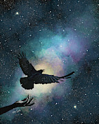 Blackbird Singing In The Dead Of Night Digital Art by Nikki Marie Smith