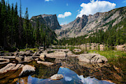 Blue Sky At Dream Lake Photograph by Owen Weber