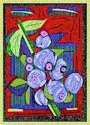 Blueberries Digital Art by Rod Whyte