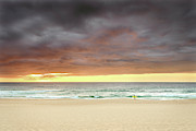 Bondi - The Lone Surfer Photograph by Monamifoto