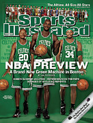 Boston Celtics Kevin Garnett, Ray Allen, And Paul Pierce Sports Illustrated Cover Photograph by Sports Illustrated
