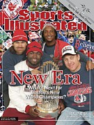 Boston Red Sox Johnny Damon, David Ortiz, Pedro Martinez Sports Illustrated Cover Photograph by Sports Illustrated