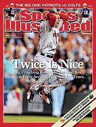 Boston Red Sox Jonathan Papelbon, 2007 World Series Sports Illustrated Cover Photograph by Sports Illustrated
