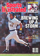 Brewing Up A Storm Rob Deer Of The Amazing Milwaukee Brewers Sports Illustrated Cover Photograph by Sports Illustrated