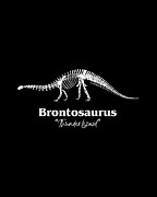 Brontosaurus Thunder Lizard Digital Art by Flippin Sweet Gear
