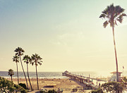 California, Manhattan Beach, Los Angeles County Digital Art by Angela Pagano
