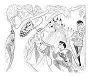 Camelot Drawing by Al Hirschfeld