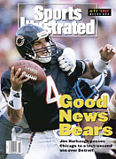Chicago Bears Qb Jim Harbaugh... Sports Illustrated Cover Photograph by Sports Illustrated
