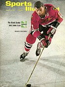 Chicago Blackhawks Stan Mikita... Sports Illustrated Cover Photograph by Sports Illustrated
