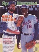 Chicago Cubs Rick Sutcliffe And New York Mets Dwight Gooden Sports Illustrated Cover Photograph by Sports Illustrated