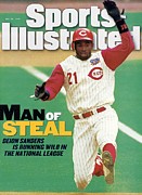 Cincinnati Reds Deion Sanders... Sports Illustrated Cover Photograph by Sports Illustrated