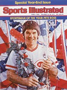 Cincinnati Reds Pete Rose, 1975 Sportsman Of The Year Sports Illustrated Cover Photograph by Sports Illustrated