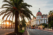 City Of Nice In The French Riviera Digital Art by Luigi Vaccarella