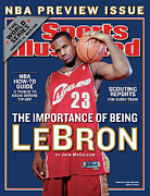 Cleveland Cavaliers LeBron James, 2003-04 Nba Basketball Sports Illustrated Cover Photograph by Sports Illustrated