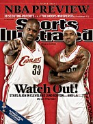 Cleveland Cavaliers Shaquille Oneal And LeBron James Sports Illustrated Cover Photograph by Sports Illustrated