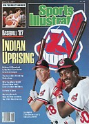 Cleveland Indians Cory Snyder And Joe Carter, 1987 Mlb Sports Illustrated Cover Photograph by Sports Illustrated