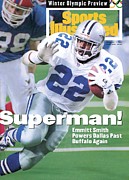 Dallas Cowboys Emmitt Smith, Super Bowl Xxviii Sports Illustrated Cover Photograph by Sports Illustrated