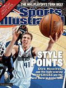 Dallas Mavericks Dirk Nowitzki, 2002 Nba Western Conference Sports Illustrated Cover Photograph by Sports Illustrated
