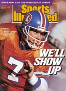 Denver Broncos Qb John Elway, 1990 Afc Championship Sports Illustrated Cover Photograph by Sports Illustrated