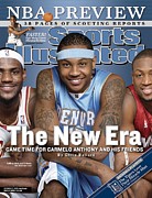 Denver Nuggets Carmelo Anthony Sports Illustrated Cover Photograph by Sports Illustrated