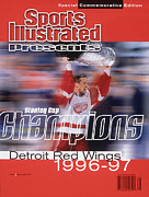 Detroit Red Wings Steve Yzerman, 1997 Nhl Stanley Cup Sports Illustrated Cover Photograph by Sports Illustrated