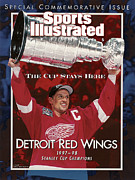 Detroit Red Wings Steve Yzerman, 1998 Nhl Finals Sports Illustrated Cover Photograph by Sports Illustrated