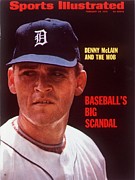 Detroit Tigers Denny Mcclain, Baseball Mob Scandal Sports Illustrated Cover Photograph by Sports Illustrated
