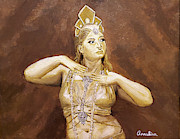 Di'Ahna Restry as Ayesha Painting by Annalisa Rivera-Franz