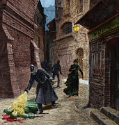 Discovery of a victim of Jack the Ripper, Whitechapel, London