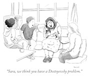 Dostoyevsky problem Drawing by Navied Mahdavian