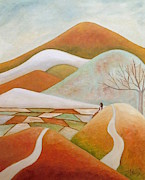 Gaining Perspective Painting by Angeles M Pomata