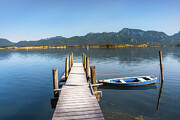 Germany, Bavaria, Swabia, F�ssen, Alps Digital Art by Cornelia Dorr