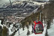 Gondola Over Aspen Photograph by Adam Jewell