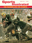 Green Bay Packers Jimmy Taylor, 1966 Nfl Championship Sports Illustrated Cover Photograph by Sports Illustrated
