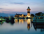 Hilton Head Lighthouse, South Carolina Digital Art by Fridmar Damm