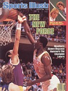 Houston Rockets Akeem Olajuwon, 1986 Nba Western Conference Sports Illustrated Cover Photograph by Sports Illustrated